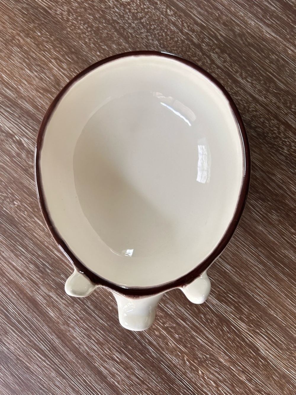 Napastyle Ceramica Set of 2 Pig Footed Serving Bowls - Picture 3 of 16
